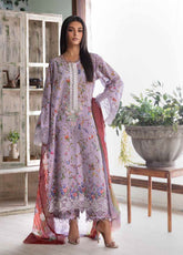 Vital By Sobia Nazir Embroidered Lawn 3 Piece Unstitched Suit SN25VV2 D-3B